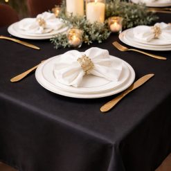 מפת שולחן שחורה – יוקרה עם נוכחות ASH